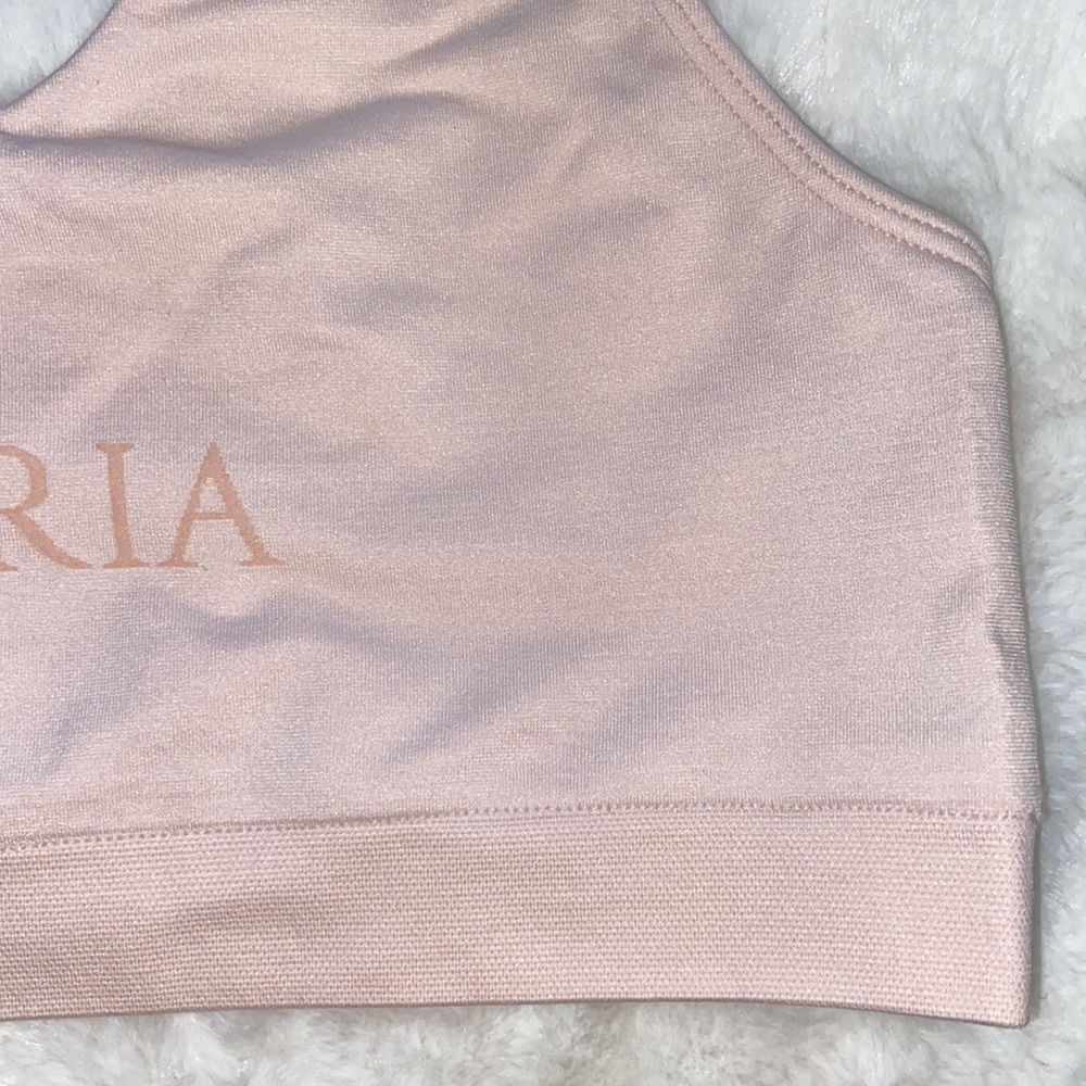 VICTORIA'S SECRET Bralette Comfort Lounge Bra Comfy Light Pink Size Large L Lg - Picture 4 of 12
